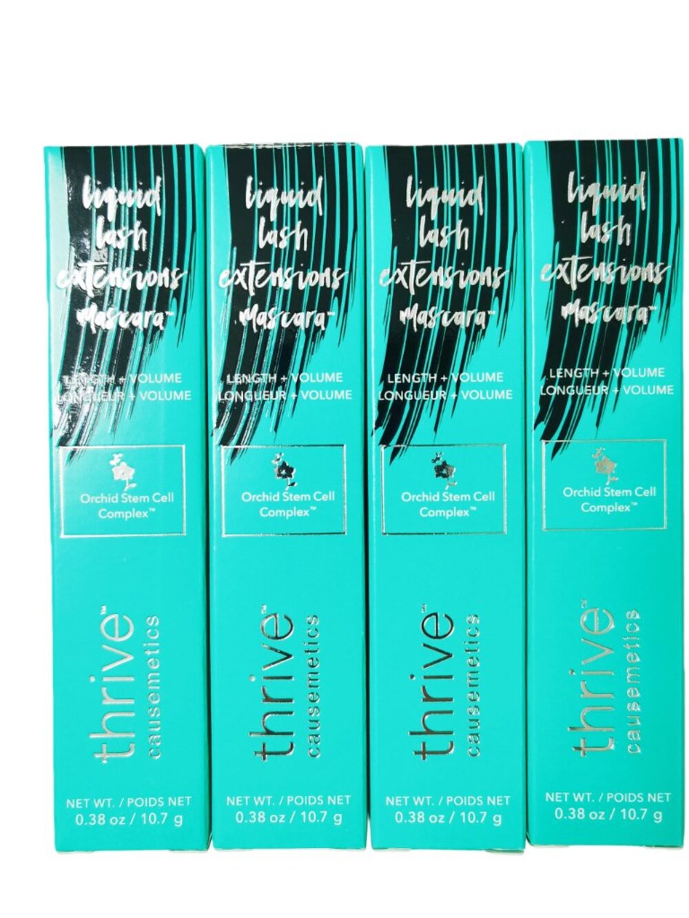 4pcs Mascara Thrive Causemetics Black Liquid lash Extensions Brynn Full Size New